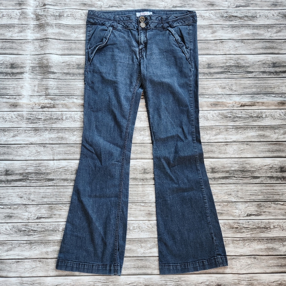 Candies dark wash flare jeans